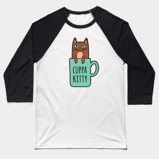 Cuppa Kitty Baseball T-Shirt